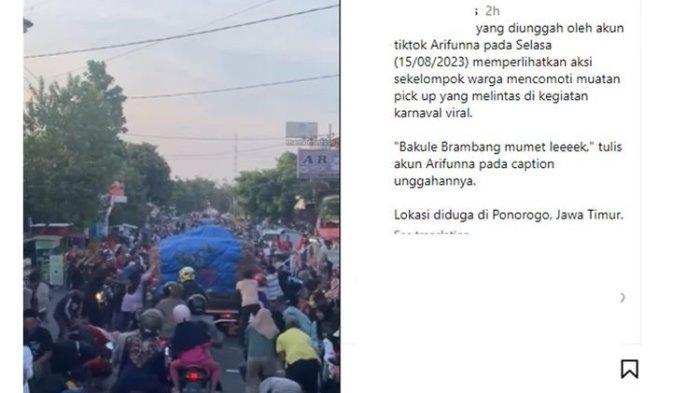 Akhir Kisah Warga Ponorogo Ambil Bawang Merah dari Mobil Pikap, Sopir Ikhlas Meski Rugi Rp 4 Juta