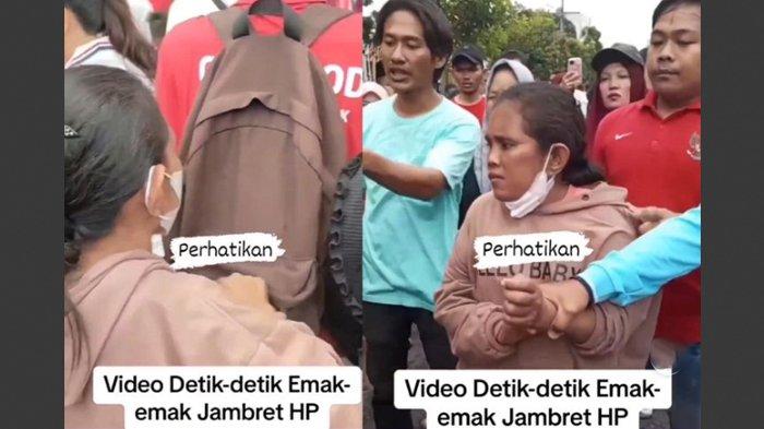 Aksi emak-emak nyopet direkam warga di Jambi