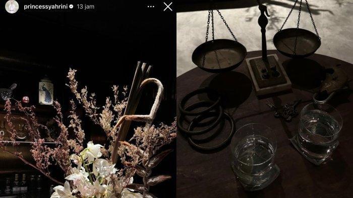  Aktivitas Syahrini terpantau bagikan foto penampakan set layaknya di kafe. (Instagram princessyahrini)