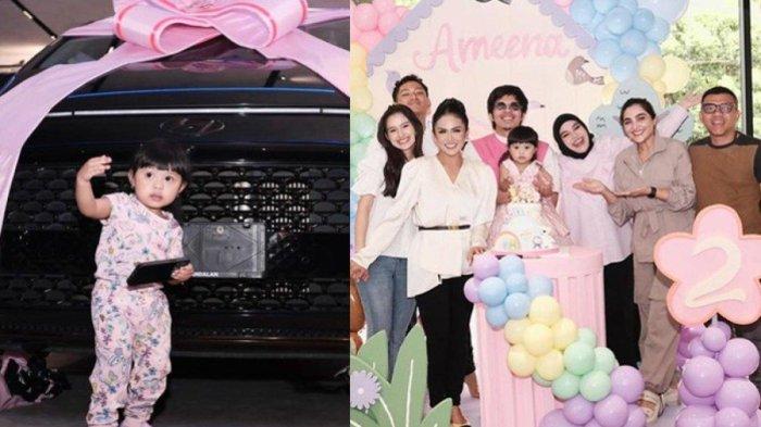 Alasan Atta Halilintar beri kado mobil untuk Ameena (Instagram @aurelie.hermansyah)