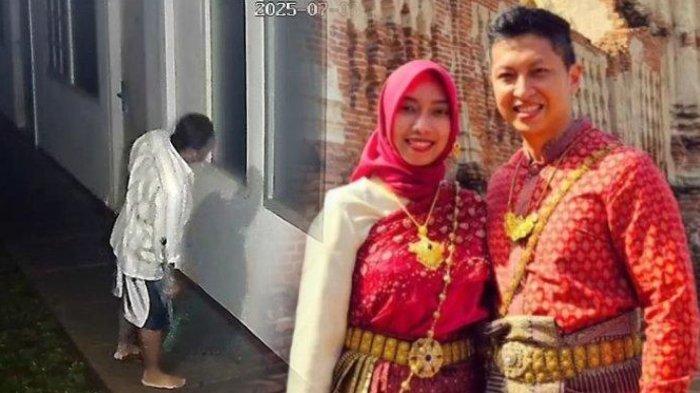 KEMATIAN DIPLOMAT KEMLU - Penjaga kos celingukan mengecek kamar Arya Daru Pangayunan pada Selasa (8/7/2025) pukul 00.27 WIB kawasan Menteng, Jakarta Pusat. Meta Ayu Puspitantri (KANAN) istri Diplomat Kementerian Luar Negeri (Kemlu). Alasan Ayu tiga kali minta penjaga kos cek kamar swami terjawab.