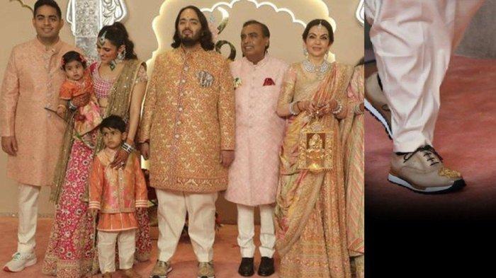 Anant Ambani pakai sneaker Rp 40 juta