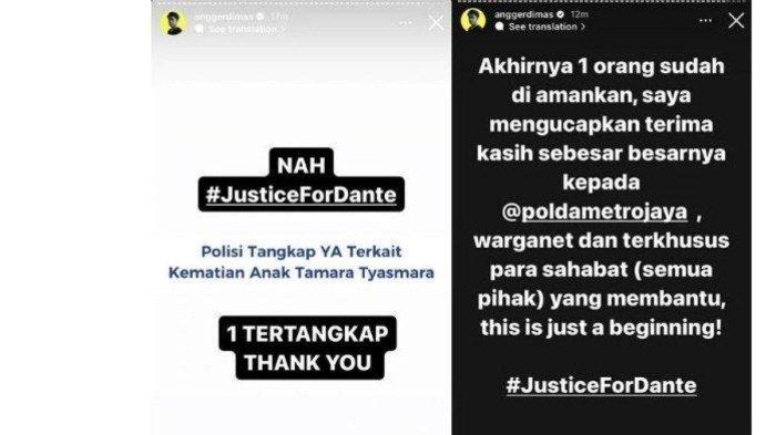 Angger Dimas isyaratkan ada pihak lain yang juga terlibat di kematian Dante