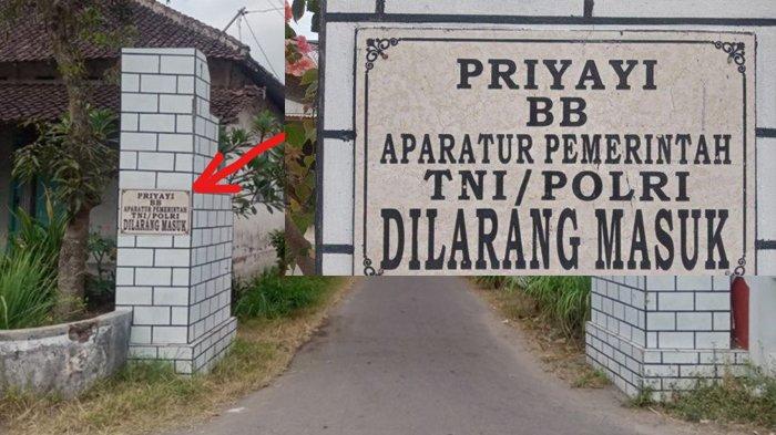 Aturan Aneh di Dusun Kediri TNI/Polri Dilarang Masuk, Bukan Sentimen Tapi Pantangan, Ini Alasannya