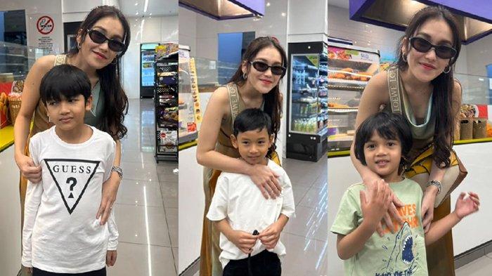 Ayu Ting Ting foto dengan fans anak-anak