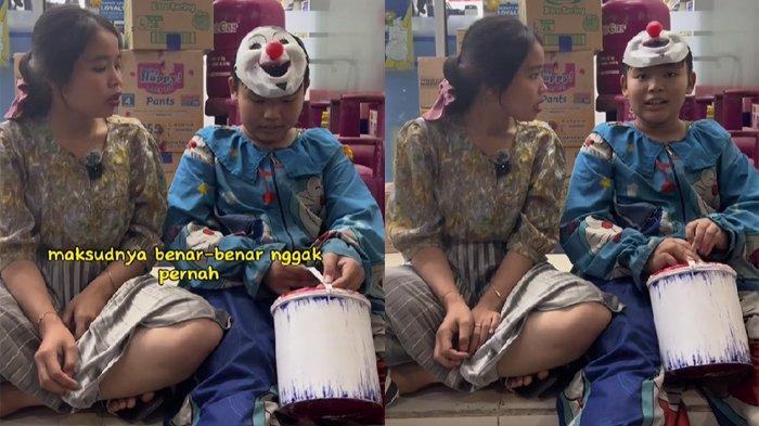 Azka saat diajak ngobrol Zara menceritakan kehidupannya