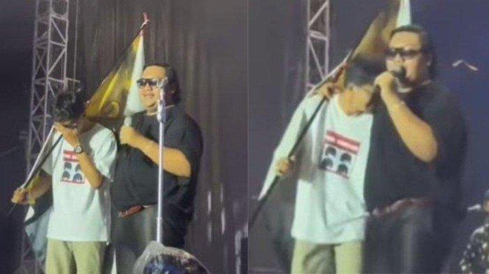 Bangkit Yuyudono saat menangis di konser Ndarboy Genk