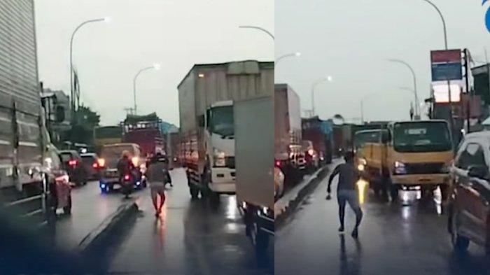Bastian remaja viral bantu buka jalan untuk ambulans