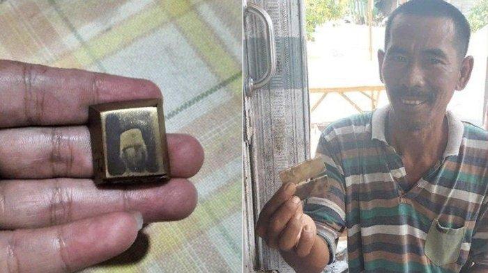 Batangan emas bergambar Soekarno menghebohkan warga di Kabupaten Ogan Komering Ilir