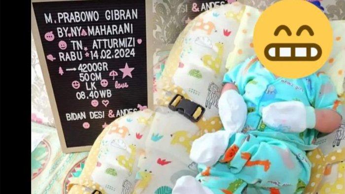 Bayi bernama M Prabowo Gibran lahir saat Pemilu 2024 1