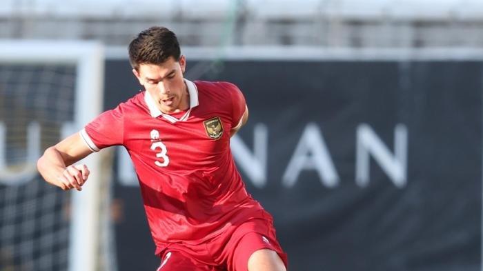 Bek Timnas Indonesia, Elkan Baggott, saat melawan Libya dalam laga uji coba di Mardan Sport Complex, Antalya, Turki, Jumat (5/1/2024).