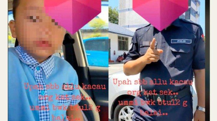 Bocah nangis dibawa ke kantor polisi, ibu stres tak bisa menasihati