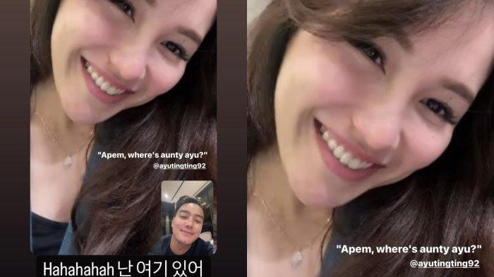  Boy William pamer video call bersama Ayu Ting Ting. (Instagram boywilliam17)