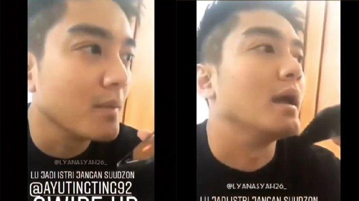 Boy William saat video call Ayu Ting Ting panggil istri
