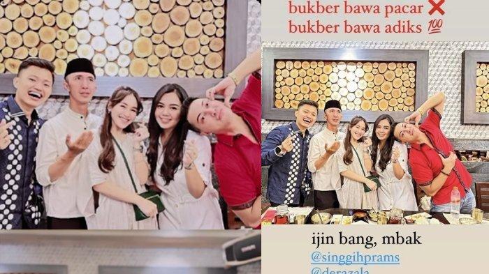 Bthari Ayeisha bareng Ayu Ting Ting dan Lettu Fardhana