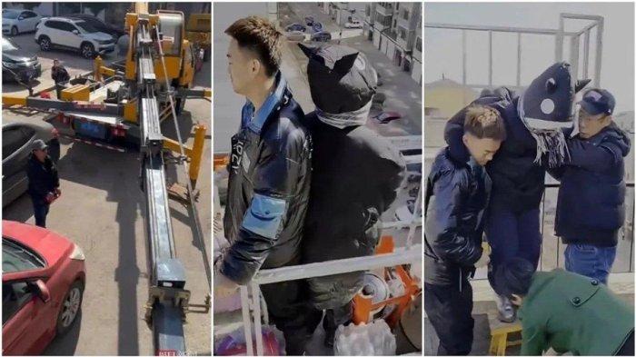 Bukti Cinta Mertua Pada Mantunya, Sampai Sewa Crane Agar Tak Kesakitan Naik Tangga Usai Melahirkan