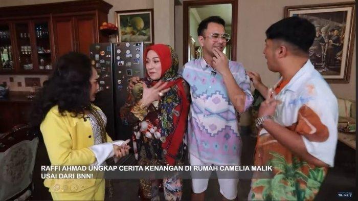 Camelia Malik (kerudung merah) ungkap alasan Raffi Ahmad menginap di rumahnya