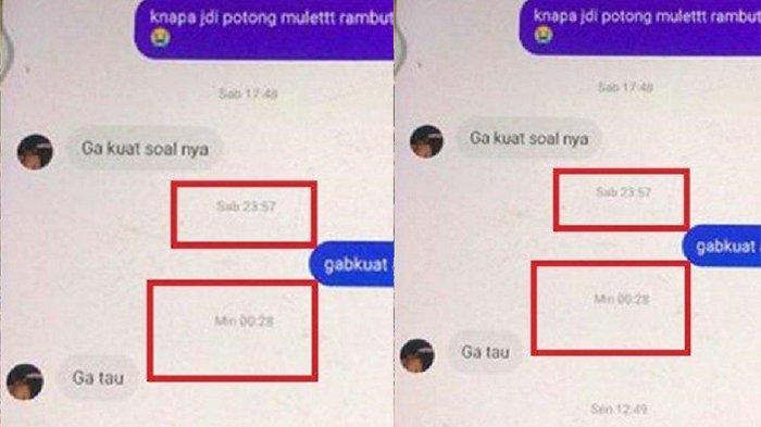 Chat Emili dan Bripda Ignatius di DM Instagram