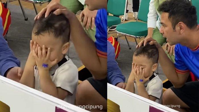 Cipung Rayyanza mengaamini doa Raffi Ahmad