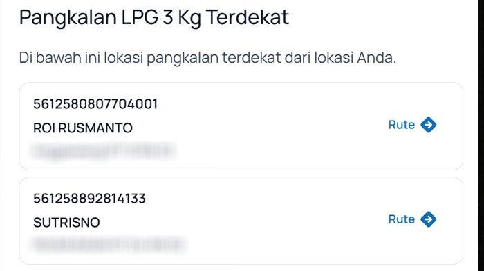 LOKASI PANGKALAN LPG DI MALANG -  Tangkapan layat website Subsidi Tepat My pertamina untuk mengetahui lokasi pangakalan LPG 3 kg terdekat di Kota Malang dan sekitarnya.