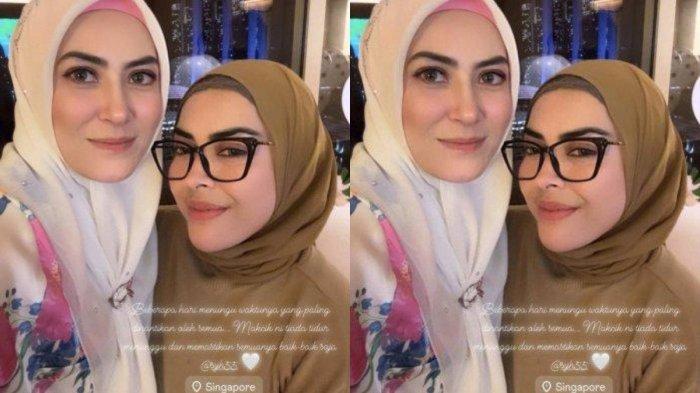 Dalam pertemuan itu, Vie Shantie Khan sempat berfoto selfie dengan Aisyahrani. (Instagram vieshantiekhan)