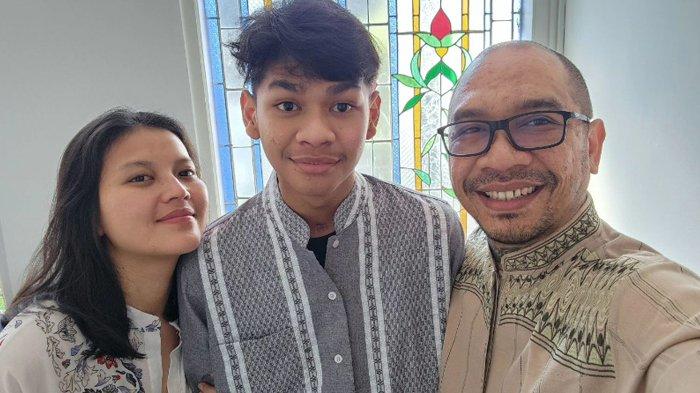 David Ozora dan Jonathan merayakan lebaran Idulfitri