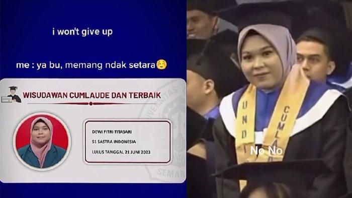 Dewi Fitri Titasari lulus cumlaude dari Universitas Diponegoro