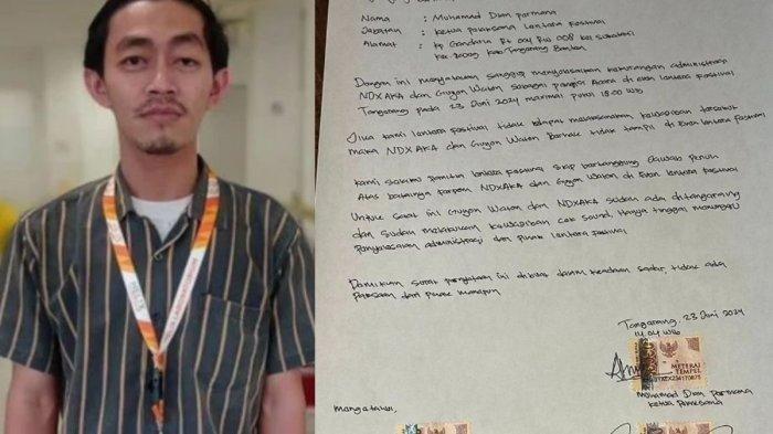 Dian Permana Angga oknum panitia diduga bawa kabur uang konser Guyon Waton