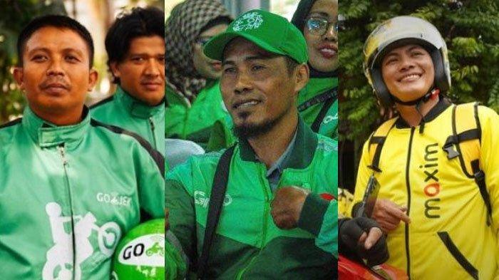 THR OJOL 2025 - Potret driver online Gojek, Grab dan Maxim untuk artikel tentang THR Ojol 2025.