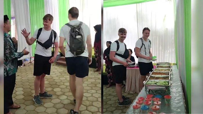 Dua bule nyasar tenda pernikahan dikira warung 1