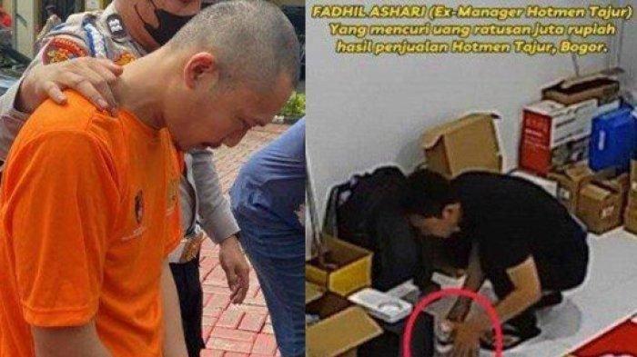 Fadhil Pencuri Uang Hotman Paris Rp172 Juta Usai Ditangkap