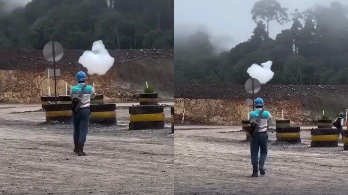 Fenomena awan jatuh kata BMKG