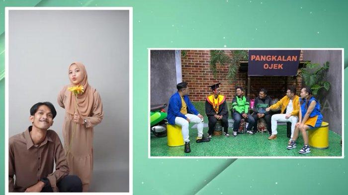 Foto Baskoro driver ojol dan kekasihnya (kiri), akan dibiayai nikah Raffi Ahmad