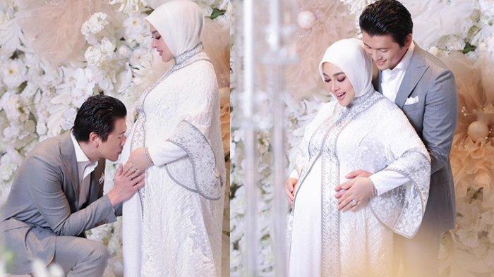 Foto-foto Syahrini dan Reino Barack go public tentang kehamilan