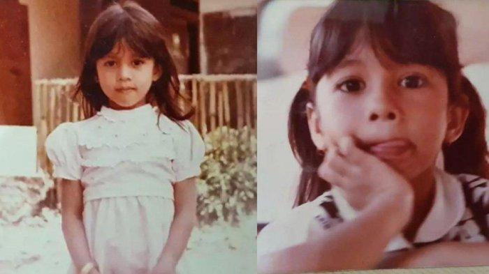 Foto masa kecil Jihan Fahira