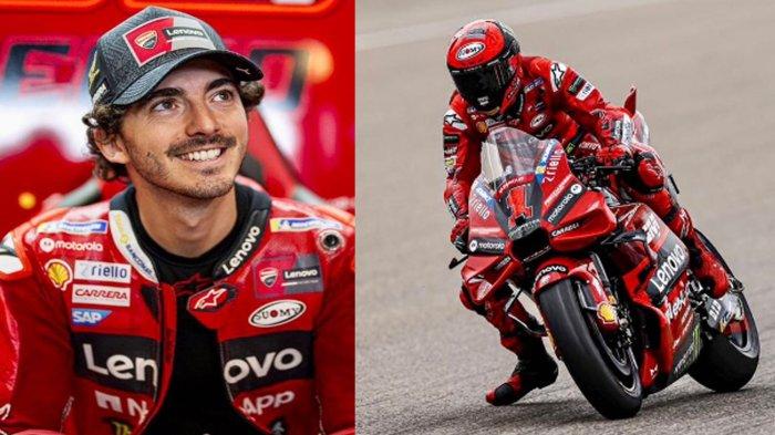 Francesco Bagnaia mengicar juara seri di Balapan MotoGP Belanda 2023 di sirkuit Assen akhir pekan ini