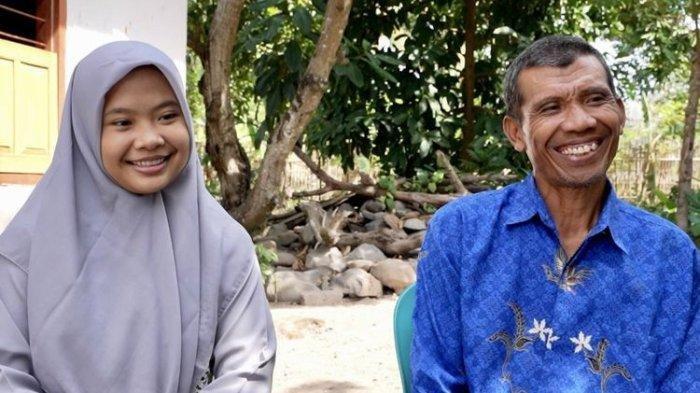 Gigih Indah Sukma Halwai, anak guru honorer di Lombok yang berhasil lolos UGM dan bisa kuliah gratis.