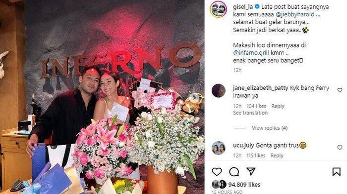 Gisel diduga bersama kekasih barunya