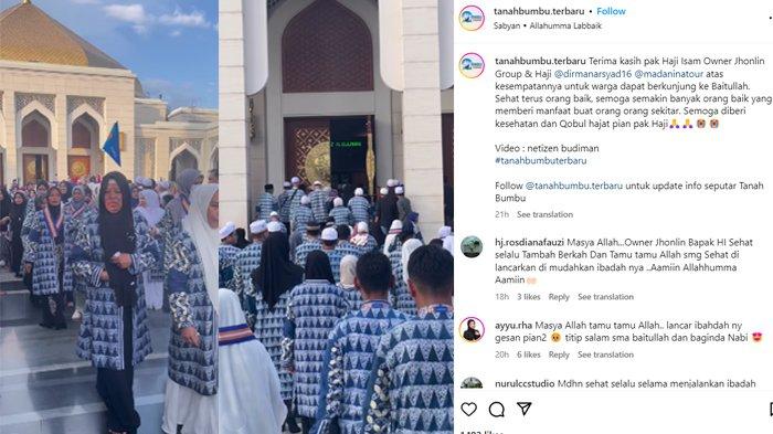 Haji Isam memberangkatkan umroh 150 orang