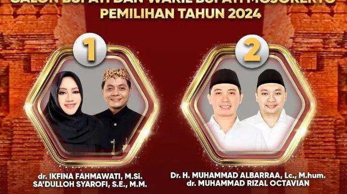 Harta Kekayaan Ikfina Fahmawati Vs Gus Barra Cabup Pilkada Kabupaten Mojokerto 2024, Ini Rinciannya