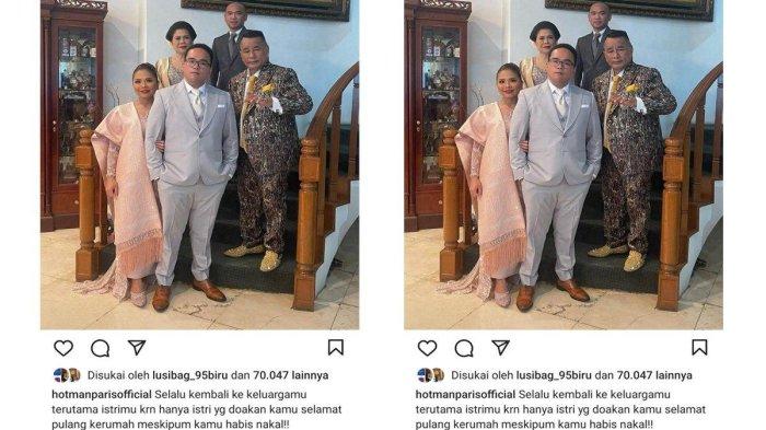 Hotman Paris memberi nasihat untuk anaknya Fritz Hutapea yang baru saja menikah