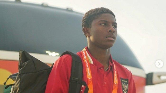 Hugo Samir, pemain Timnas Indonesia U-20 di Piala Asia U-20 2023.