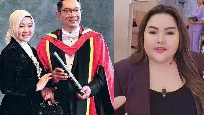 CURHAT ATALIA - Potret Atalia Praratya bersama Ridwan Kamil (KIRI). Dalam diam Atalia menyimpan sakit hati dengan pemberitaan perselingkuhan Ridwan Kamil dengan Lisa Mariana (KANAN).