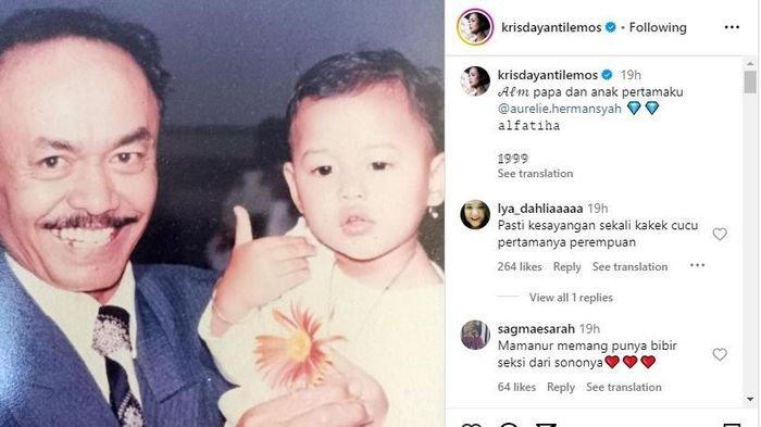 Intip foto jadul ayah Krisdayanti
 