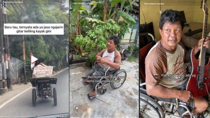 Ifan, pria disabilitas tawarkan jasa les gitar keliling