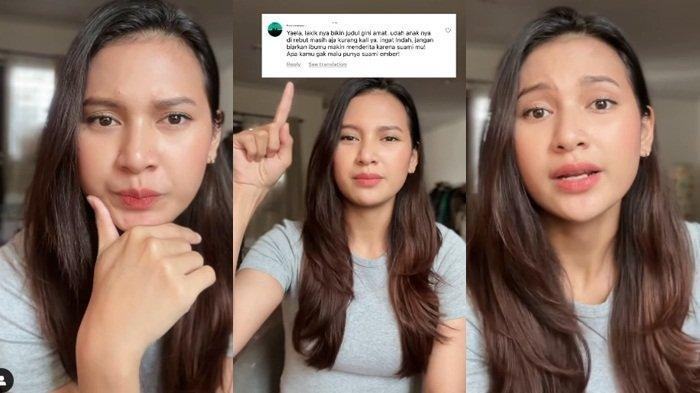 Indah Permatasari meradang Arie Kriting dicap suami ember, pasang badan