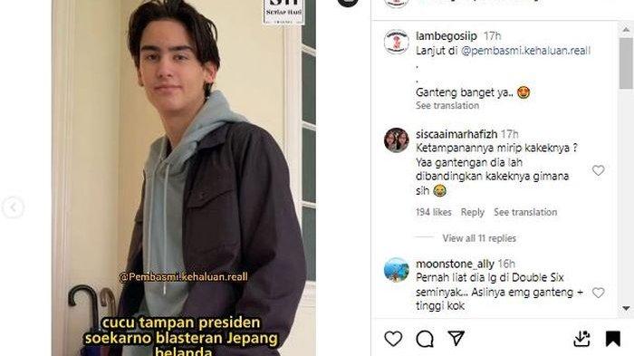 Inilah sosok Frederik Kiran, cucu Presiden Soekarno yang Berdarah Jepang, Belanda dan Indonesia.  