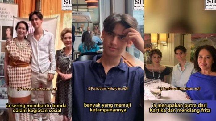 Inilah sosok Frederik Kiran, cucu Presiden Soekarno yang Berdarah Jepang, Belanda dan Indonesia.
 