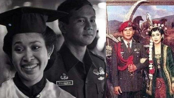 Potret pernikahan Prabowo Subianto dan Titiek Soeharto
 