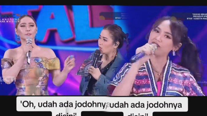Inul Daratista bersama Vega Darwanti dan Happy Asmara di Madiun